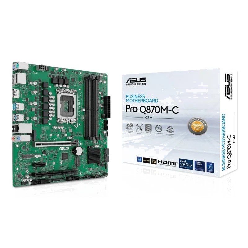 ASUS PRO Q870M-C-CSM Intel Q870 LGA 1851 (Socket V1) micro ATX