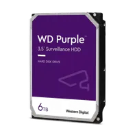 Disque Dur Interne Western Digital Purple 6 To SATA III 5400 tr/min 256 Mo