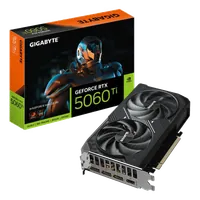 GIGABYTE GeForce RTX 5060 Ti WINDFORCE MAX OC 8G Carte Graphique – 8 Go GDDR7, 128 bits, PCI-E 5.0, 2587 MHz Fréquence du processeur, 3 x DisplayPort, 1 x HDMI, NVIDIA DLSS 4, GV-N506TWF2MAX OC-8GD