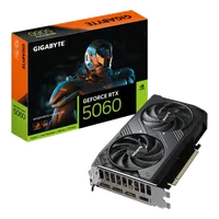 GIGABYTE GeForce RTX 5060 WINDFORCE MAX OC 8G Carte Graphique – 8 Go GDDR7, 128 bits, PCI-E 5.0, 2512 MHz Fréquence du processeur, 3 x DisplayPort, 1 x HDMI, NVIDIA DLSS 4, GV-N5060WF2MAX OC-8GD