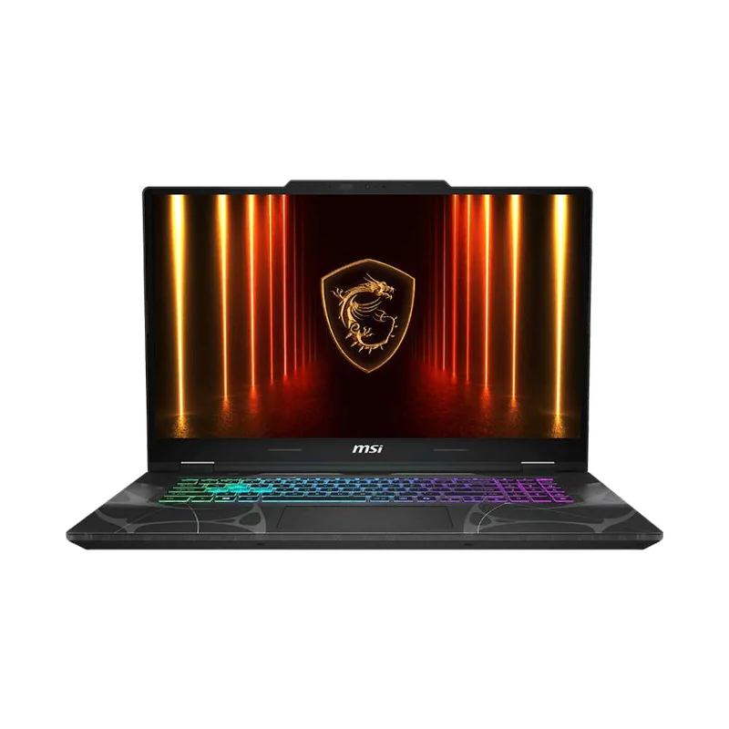 MSI Cyborg 17 B2RWFKG-010FR Intel Core 7 240H Ordinateur portable 43,9 cm (17.3") Full HD 16 Go DDR5-SDRAM 1 To SSD NVIDIA GeForce RTX 5060 Wi-Fi 6E (802.11ax) Windows 11 Home Noir