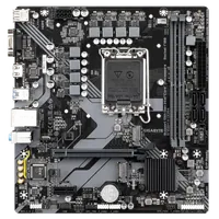 GIGABYTE B760M H DDR4 Carte Mère - Prend en charge les processeurs Intel Core 14e génération, VRM numérique 6+1+1 phases, jusqu'à 3200MHz DDR4 (OC), 2xPCIe 4.0 M.2, GbE LAN, USB 3.2 Gen1 - 2