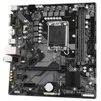 GIGABYTE B760M H DDR4 Carte Mère - Prend en charge les processeurs Intel Core 14e génération, VRM numérique 6+1+1 phases, jusqu'à 3200MHz DDR4 (OC), 2xPCIe 4.0 M.2, GbE LAN, USB 3.2 Gen1 - 4