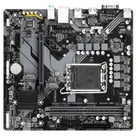 GIGABYTE B760M H DDR4 Carte Mère - Prend en charge les processeurs Intel Core 14e génération, VRM numérique 6+1+1 phases, jusqu'à 3200MHz DDR4 (OC), 2xPCIe 4.0 M.2, GbE LAN, USB 3.2 Gen1 - 5