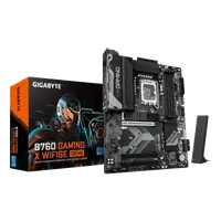 GIGABYTE B760 GAMING X WIFI6E GEN5 Carte Mère – Compatible avec les processeurs Intel Core 14e génération, VRM 8+1+1 phases, jusqu’à 5600 MHz DDR5, 3 x M.2 PCIe 4.0, Wi-Fi 6E, LAN 2.5 GbE, USB 3.2 Gen 2 - 1