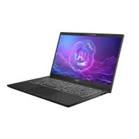 MSI Modern 15 H AI C2HMG-282FR Intel Core Ultra 9 285H Ordinateur portable 39,6 cm (15.6") Full HD 16 Go DDR5-SDRAM 512 Go SSD Wi-Fi 6E (802.11ax) Windows 11 Home Français Noir - 1