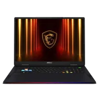 MSI Raider 18 HX AI A2XWJG-827FR Intel Core Ultra 9 285HX Ordinateur portable 45,7 cm (18") UHD+ 32 Go DDR5-SDRAM 2 To SSD NVIDIA GeForce RTX 5090 Wi-Fi 7 (802.11be) Windows 11 Pro Noir - 3