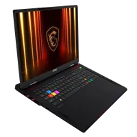 MSI Raider 18 HX AI A2XWJG-827FR Intel Core Ultra 9 285HX Ordinateur portable 45,7 cm (18") UHD+ 32 Go DDR5-SDRAM 2 To SSD NVIDIA GeForce RTX 5090 Wi-Fi 7 (802.11be) Windows 11 Pro Noir - 10