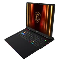 MSI Raider 18 HX AI A2XWJG-827FR Intel Core Ultra 9 285HX Ordinateur portable 45,7 cm (18") UHD+ 32 Go DDR5-SDRAM 2 To SSD NVIDIA GeForce RTX 5090 Wi-Fi 7 (802.11be) Windows 11 Pro Noir - 11