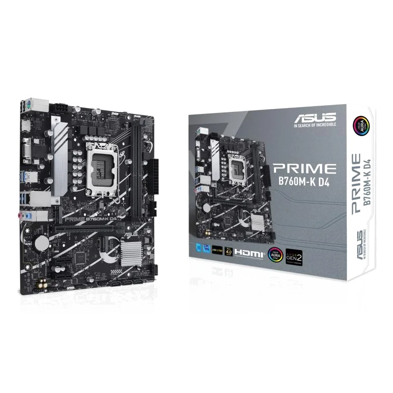 ASUS PRIME B760M-K D4 Intel B760 LGA 1700 micro ATX