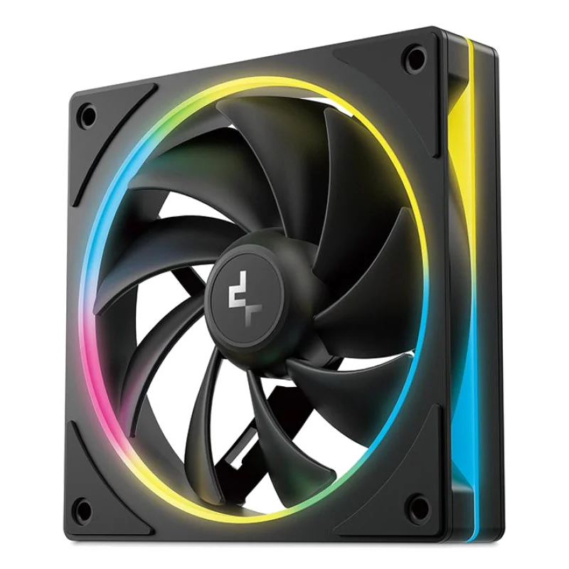Ventilateur Boîtier PC DeepCool FL12R 12cm Noir - Performance et Style