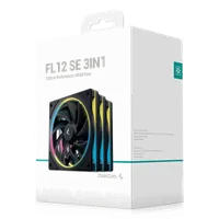 Pack 3 Ventilateurs Boîtier DeepCool FL12 WH 120mm Blanc - 7