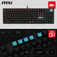 Clavier Gamer Mécanique MSI FORGE GK320 RED FR - AZERTY RGB - 4