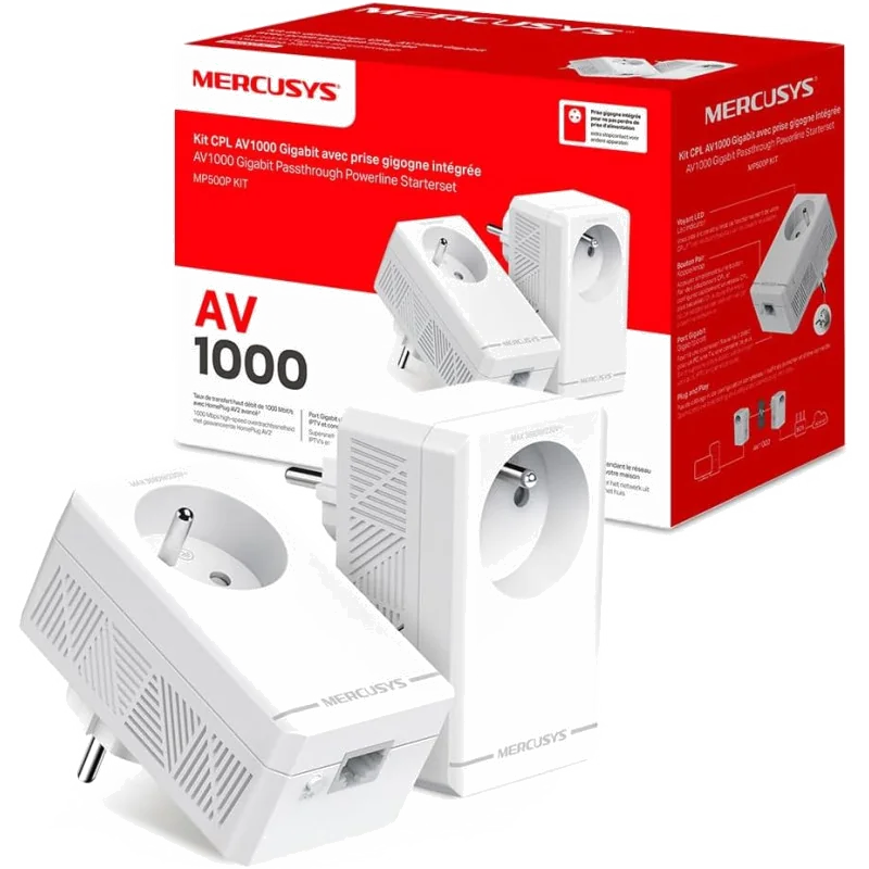 Kit CPL Gigabit AV1000 MP500 KIT - 1000 Mbps