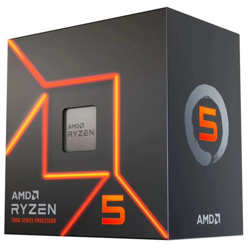 Processeur AMD Ryzen 5 7400 BOX - 6 Cœurs / 12 Threads - Socket AM5