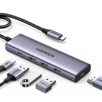 Ugreen 15596 - Station d'accueil USB 3.2 Gen 1 Aluminium - 1