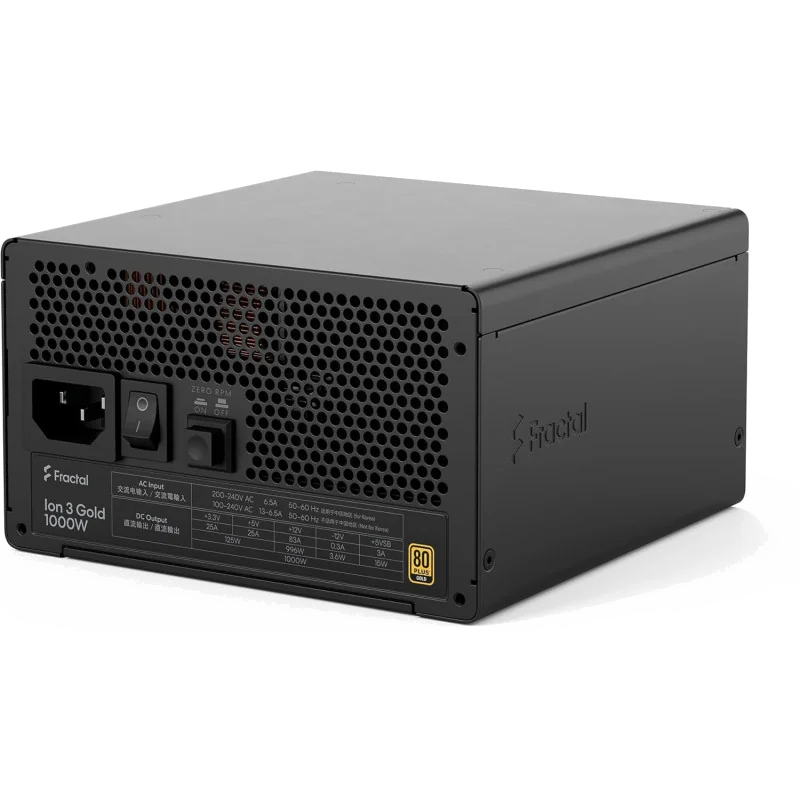 Alimentation ATX Fractal Design Ion 3 Gold - 1000W (Noir)