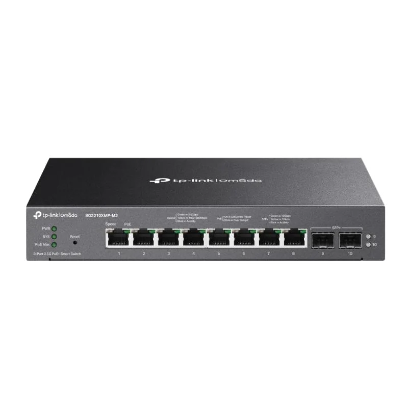 TP-Link Omada SG2210XMP-M2 - Switch Réseau Géré 2.5G PoE
