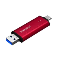 Kingston Technology 1TB Dual USB-A/C Portable SSD, Up to 1050MB/s USB 3.2 Gen 2 - 3