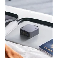 Ugreen Nexode Pro 160W GaN Charger with USB-C Cable Universel Noir, Gris Secteur Charge rapide Intérieure - 12