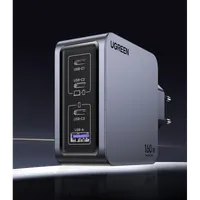 Ugreen Nexode Pro 160W GaN Charger with USB-C Cable Universel Noir, Gris Secteur Charge rapide Intérieure - 5