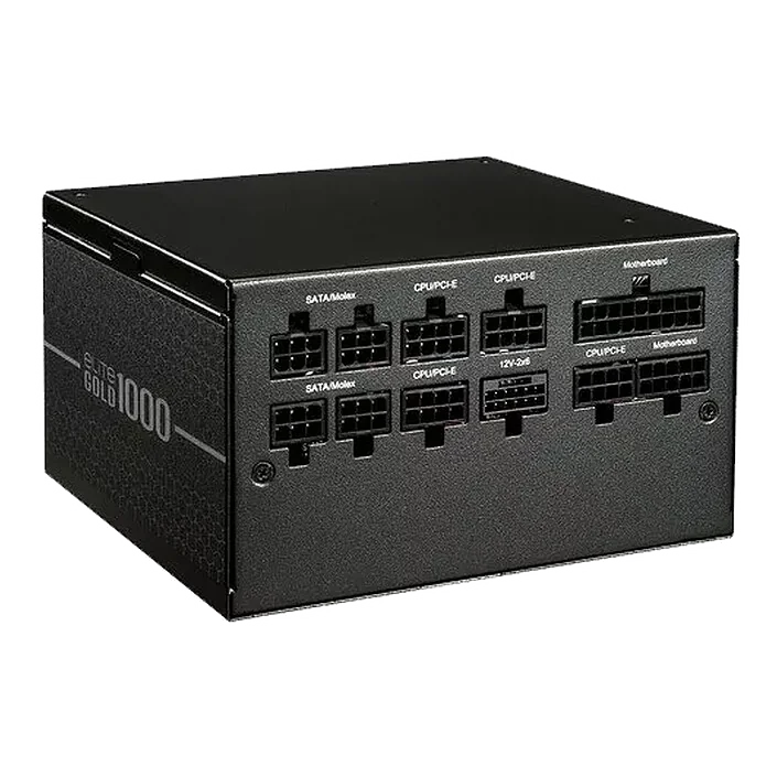 Alimentation PC Cooler Master Elite Gold 1000W ATX 3.1 Full Modulaire 80+ Gold