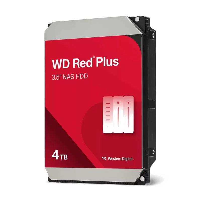 Disque Dur NAS Western Digital Red Plus 4To 128Mo SATA III 3.5"