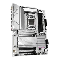 GIGABYTE B650 AORUS ELITE AX ICE Carte mère - Compatible avec les processeurs AMD Ryzen 9000, VRM numérique 12+2+2 phases, jusqu'à 8000 MHz DDR5 (OC), 1xPCIe 5.0 + 2xPCIe 4.0 M.2, Wi-Fi 6E, LAN 2.5GbE, USB 3.2 Gen 2x2