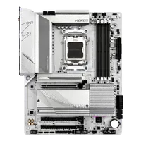 GIGABYTE B650 AORUS ELITE AX ICE Carte mère - Compatible avec les processeurs AMD Ryzen 9000, VRM numérique 12+2+2 phases, jusqu'à 8000 MHz DDR5 (OC), 1xPCIe 5.0 + 2xPCIe 4.0 M.2, Wi-Fi 6E, LAN 2.5GbE, USB 3.2 Gen 2x2 - 3