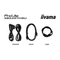 iiyama ProLite XB2497HSU-B1 écran plat de PC 60,5 cm (23.8") 1920 x 1080 pixels Full HD LED Noir - 24