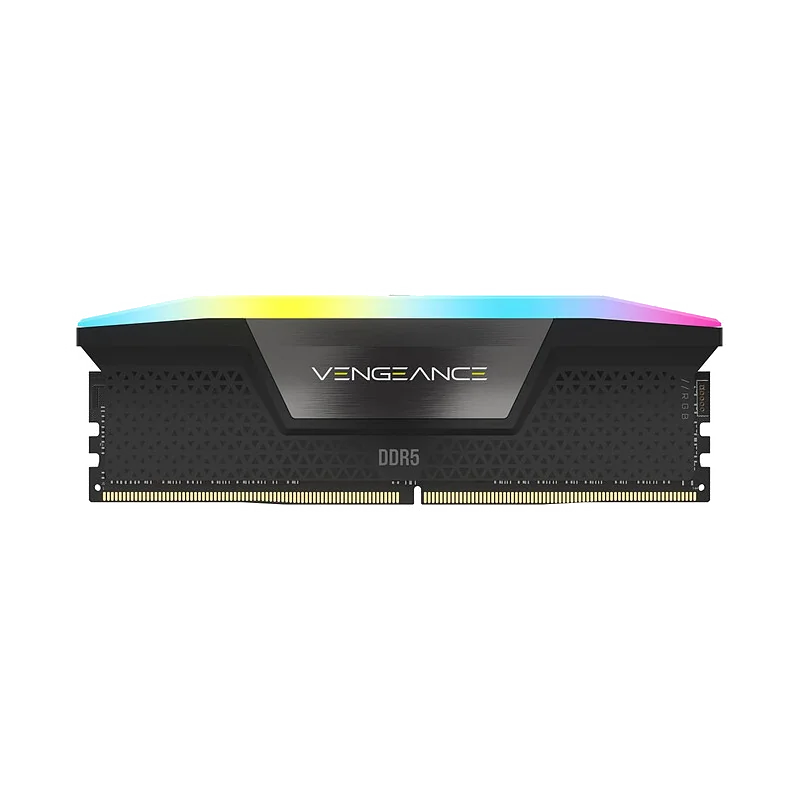 Mémoire RAM Corsair Vengeance RGB DDR5 8Go 5200MHz CL40 - Noir