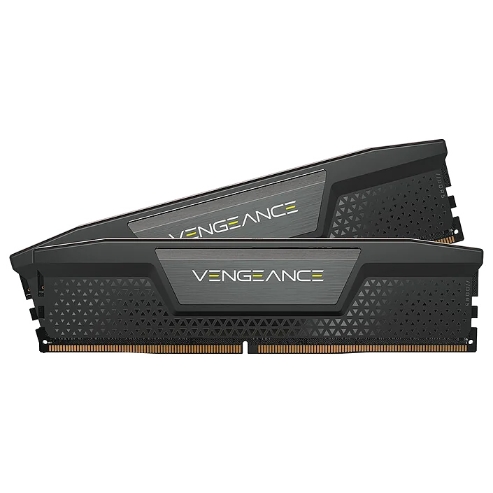 Kit Barrettes mémoire 32Go (2x16Go) DIMM DDR5 Corsair Vengeance 6000MHz CL38 (Noir)