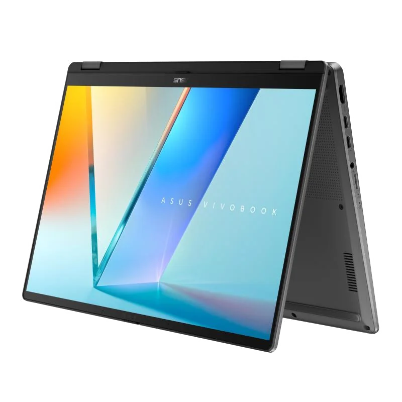 ASUS Vivobook 14 Flip TP3407SA-FLIP-QL131X Copilot+ PC Intel Core Ultra 5 226V Hybride (2-en-1) 35,6 cm (14") Écran tactile WUXGA 16 Go LPDDR5x-SDRAM 512 Go SSD Wi-Fi 7 (802.11be) Windows 11 Pro Gris