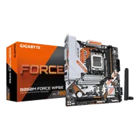 GIGABYTE B850M FORCE WIFI6E Carte Mère – Compatible avec les processeurs AMD Ryzen série 9000, VRM numérique 8+2+2 phases, jusqu’à 9600 MHz DDR5 (OC), 1 x M.2 PCIe 5.0 + 2 x M.2 PCIe 4.0, Wi-Fi 6E, LAN 2.5 GbE, USB 3.2 Gen 2 - 2