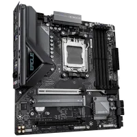 GIGABYTE B850M EAGLE WIFI6E Carte Mère - Processeurs AMD Ryzen Série 9000, VRM numérique 8+2+2 phases, jusqu’à 8200MHz DDR5 (OC), 1xPCIe 5.0 + 1xPCIe 4.0 M.2, Wi-Fi 6E, LAN 2.5GbE, USB 3.2 Gen 2 - 3
