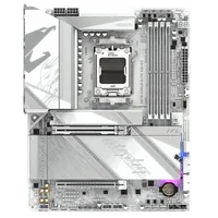 GIGABYTE X870 AORUS ELITE X3D ICE Carte Mère - Compatible avec processeurs AMD Ryzen 9000, VRM numérique 16+2+2 phases, jusqu’à 9000Hz DDR5 (OC), 2xPCIe 5.0 + 2xPCIe 4.0, Wi-Fi 7, LAN 2.5GbE, USB 4 - 2