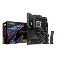 GIGABYTE X870E AORUS ELITE X3D Carte Mère – Prend en charge les processeurs AMD Ryzen 9000, VRM numérique 16+2+2 phases, jusqu’à 9000 Hz DDR5 (OC), 2 x PCIe 5.0 + 2 x PCIe 4.0, Wi-Fi 7, LAN 5 GbE, USB 4