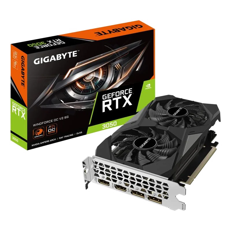 GIGABYTE GeForce RTX 3050 WINDFORCE OC V2 6G NVIDIA 6 Go GDDR6