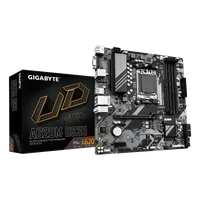 GIGABYTE A620M DS3H Carte Mère - Prend en charge les processeurs AMD Ryzen 8000, VRM numérique 5+2+2 phases, jusqu'à 7600MHz DDR5 (OC), 1xPCIe 4.0 M.2, LAN GbE, USB 3.2 Gen 1