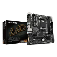 GIGABYTE A620M H Carte Mère - Prend en charge les processeurs AMD Ryzen 8000, VRM numérique 5+2+2 phases, jusqu'à 7200MHz DDR5 (OC), 1xPCIe 4.0 M.2, LAN GbE, USB 3.2 Gen 1