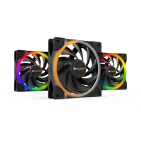be quiet! Light Wings 120 mm PWM | Ventilateur PC ARGB high-speed, Pack de 3 - 1