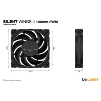 be quiet! Silent Wings 4 120 mm PWM | Ventilateur PC - 5