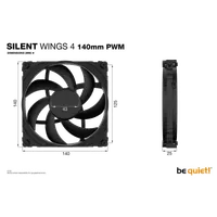 be quiet! Silent Wings 4 140 mm PWM | Ventilateur PC - 5