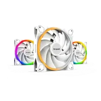 be quiet! Light Wings 140 mm PWM | Ventilateur PC ARGB high-speed White, Pack de 3 - 1