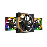 be quiet! Light Wings 120 mm PWM | Ventilateur PC ARGB, Pack de 3 - 1