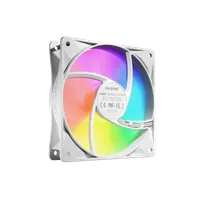 be quiet! Light Wings LX 120 mm PWM | Ventilateur PC ARGB White, Pack de 3 - 4