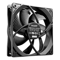 be quiet! Light Wings 120 mm PWM Reverse Black | Ventilateur PC reverse blanc | Pack de 3 - 1