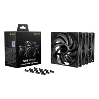 be quiet! Pure Wings 3 140 mm | Ventilateur PC silencieux high-speed | Pack de 3 - 3