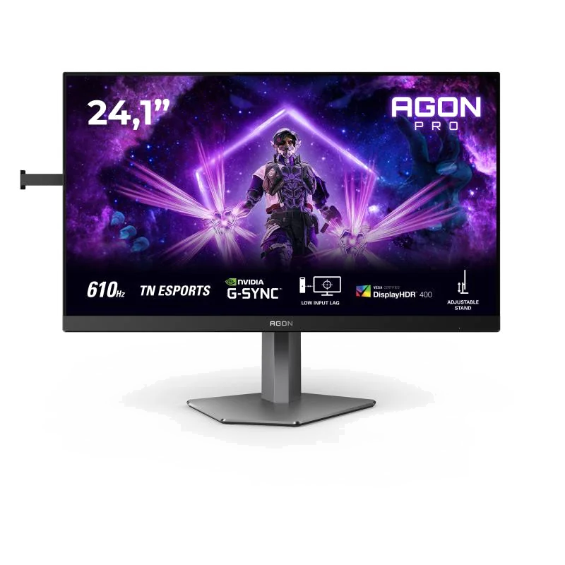 AOC G2 AG246FK6 écran plat de PC 61,2 cm (24.1") 1920 x 1080 pixels Full HD LED Noir, Gris