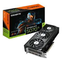GIGABYTE GeForce RTX 5070 Ti WINDFORCE OC V2 16G Carte Graphique - 16GB GDDR6, 256bit, PCI-E 5.0, 2497 MHz Fréquence du GPU, 3 x DisplayPort, 1 x HDMI, GV-N507TWF3OCV2-16GD